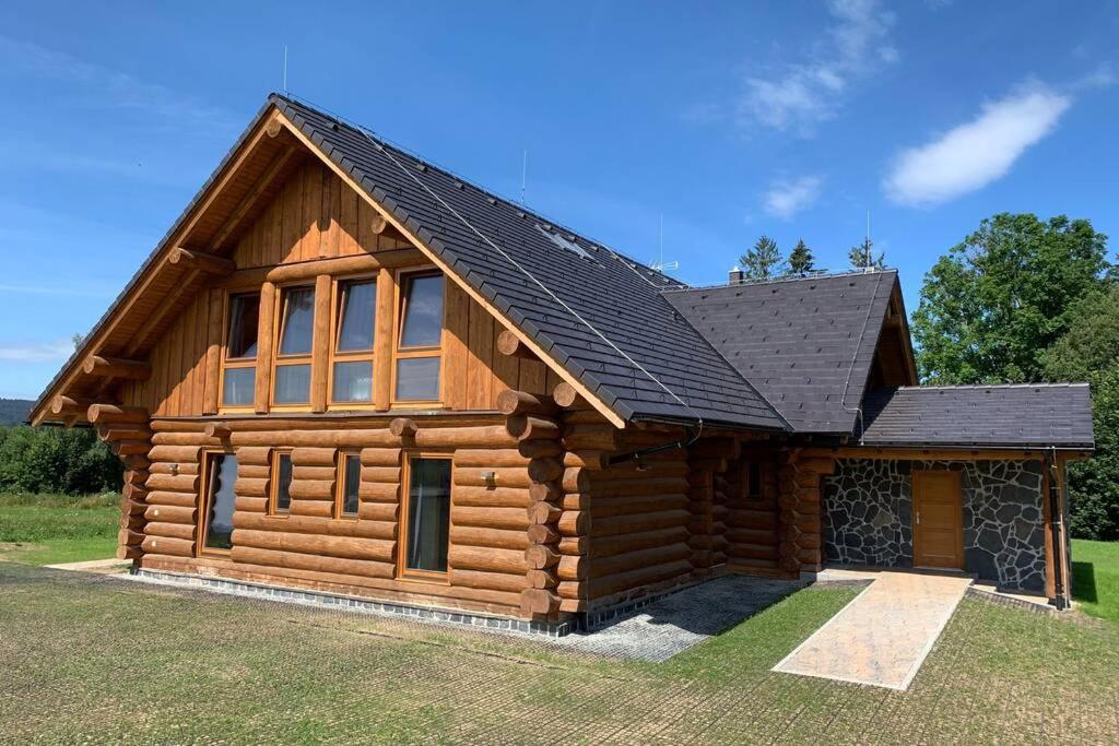 Luxusní srub až 24 lůžek - Sruby-lipno Frymburk Exterior foto
