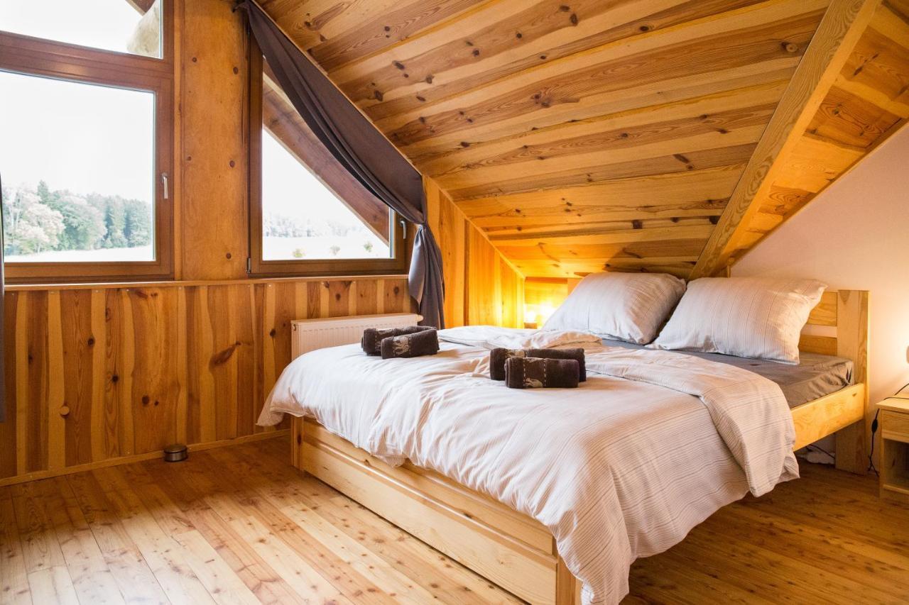 Luxusní srub až 24 lůžek - Sruby-lipno Frymburk Exterior foto